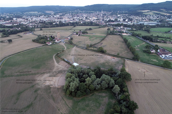 Autun (Saône-et-Loire) : enceinte néolithique des Grands champs – campagne 2018