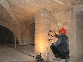 Surveillance archéologique du palais des ducs de Bourgogne à Dijon / campagne 2012